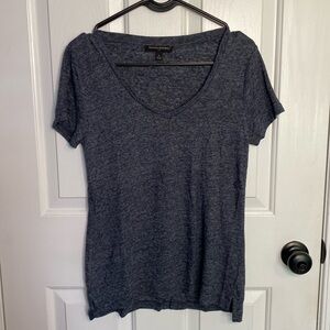 Banana Republic Linen Short Sleeve V-Neck Tee